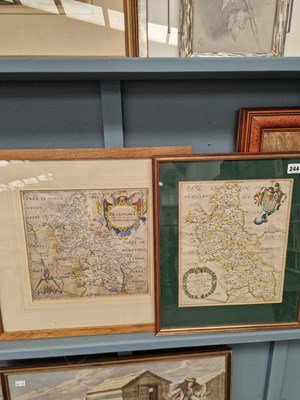 Lot 244 - Two antique maps of Buckinghamshire: Richard...