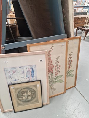 Lot 240 - Four various furnishing prints, including two...