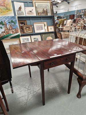 Lot 229 - A 19th century mahogany Pembroke table, the...