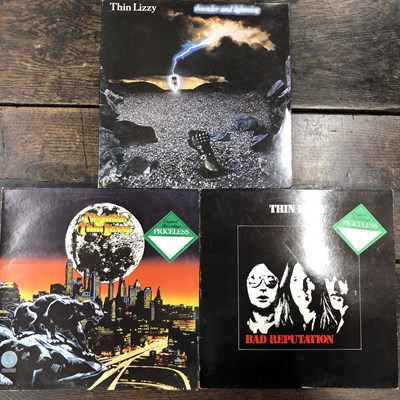 Lot 2939 - Thin Lizzy - Three LP Records; Thunder And...