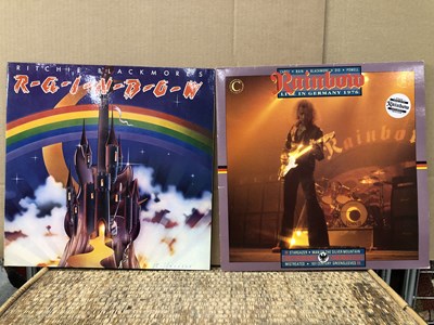 Lot 2944 - Ritchie Blackmore's Rainbow - two LP records;...