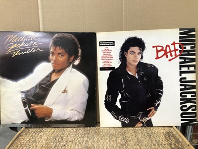 Lot 2963 - Michael Jackson - two promo stamped LP records;...