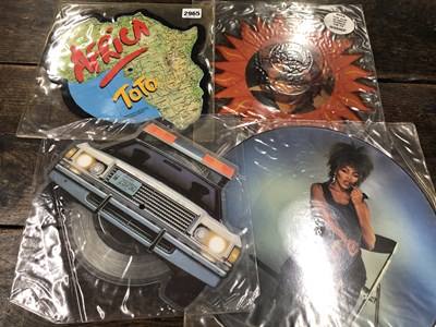 Lot 2965 - Four picture disc records; Toto - Africa 1983...