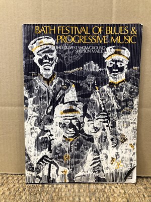 Lot 2970 - Programme for Bath Festival Of Blues &...