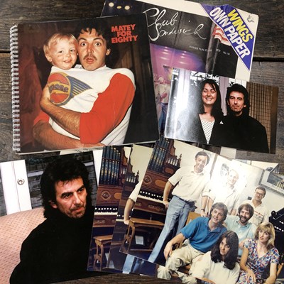Lot 2976 - Beatles related - photographs from the 1980s,...