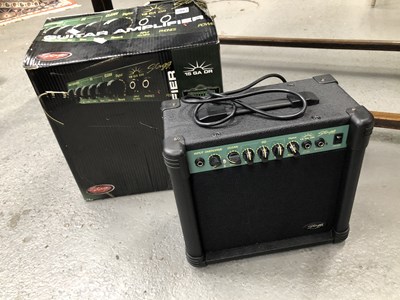 Lot 2987 - A Stagg guitar amplifier 15 GA DR in box....