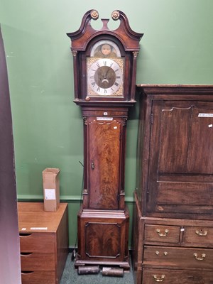 Lot 40 - A mahogany long cased clock inscribed for...