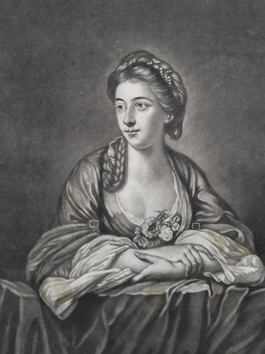 Lot 2861 - Nineteen mezzotints of eminent ladies after...