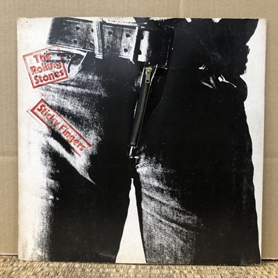 Lot 2992 - The Rolling Stones - Sticky Fingers LP record;...