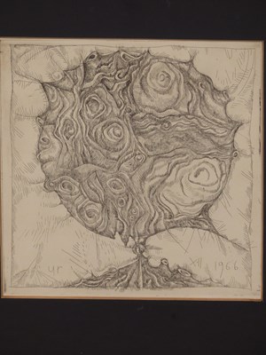 Lot 2873 - Yves Rhaye (1936-1995), Surrealist biomorphic...