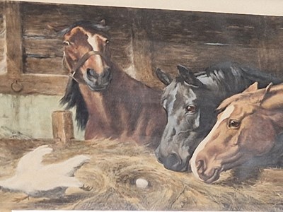 Lot 78 - Three prints on equine subjects after Henry...
