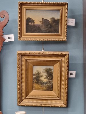 Lot 84 - Two bijou 19th century works, figures on a...