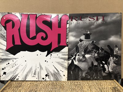 Lot 2848 - Rush - Two LP records; Rush (first album) 1983...