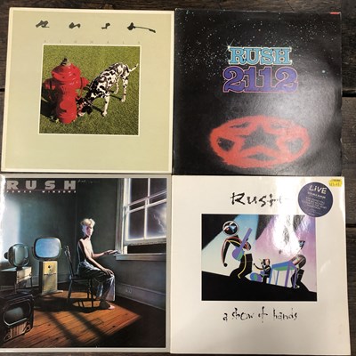 Lot 2849 - Rush - Four LP records; 1980s releases - Rush...