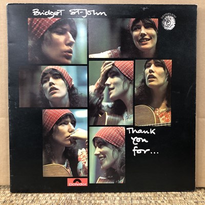 Lot 2862 - Bridget St. John - Thank You For... LP record;...