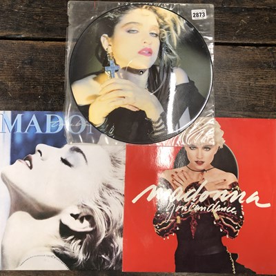 Lot 2873 - Madonna - Three records; Holiday 1985 12"...