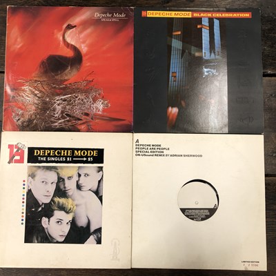 Lot 2874 - Depeche Mode - Three LP records & one 12"...