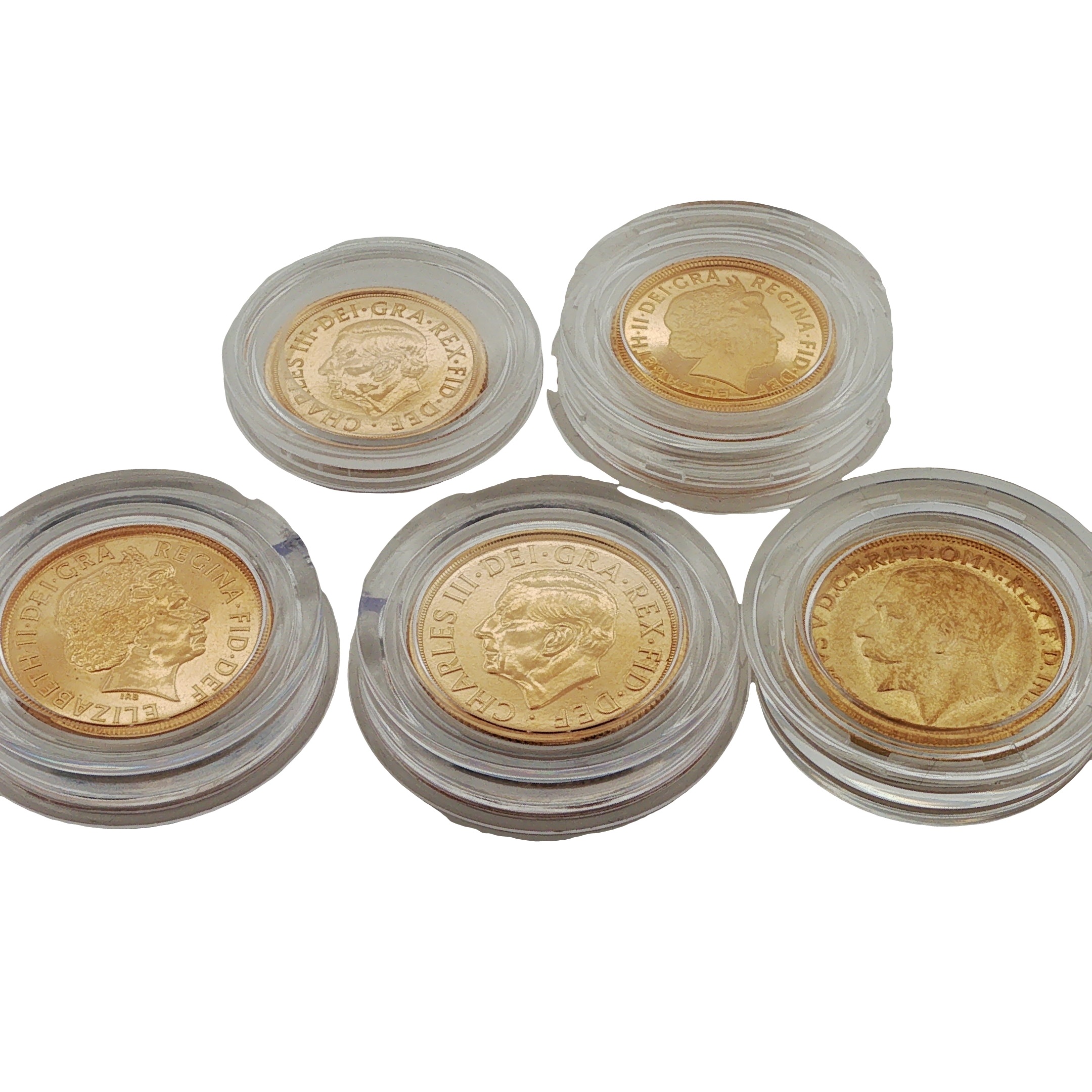 Lot 464 - Collection of encapsulated 22ct gold